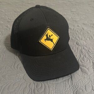 Black and Yellow Deer Patch Cap